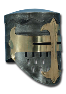 Helm Dark Knight, Epic Dark Metal Helm Dark Knight, Epic Dark Metal